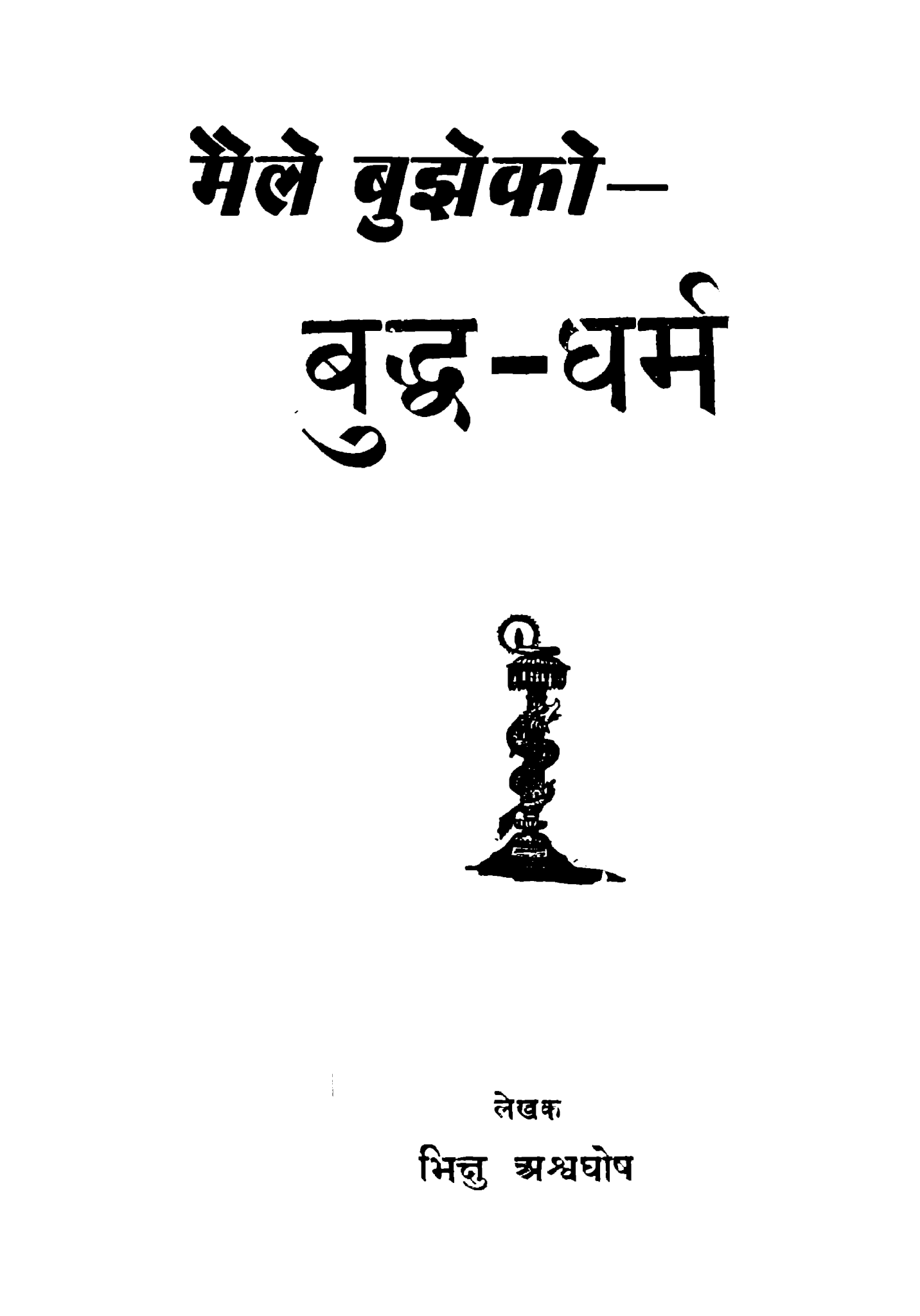 मैले बुझेकाे बुद्ध-धर्म